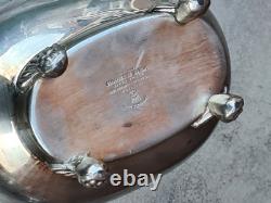 Silver Plate Viners Sheffield Tea Coffee Sugar Candle Harbour Large Tray 9 ITEMS