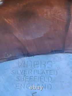 Silver Plate Viners Sheffield Tea Coffee Sugar Candle Harbour Large Tray 9 ITEMS