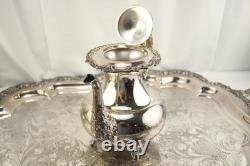 Silver Plated Ascot Community Sheffield 30 Tray Coffee Tea Sugar Gorgeous