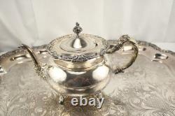 Silver Plated Ascot Community Sheffield 30 Tray Coffee Tea Sugar Gorgeous
