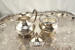 Silver Plated Ascot Community Sheffield 30 Tray Coffee Tea Sugar Gorgeous