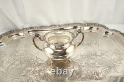 Silver Plated Ascot Community Sheffield 30 Tray Coffee Tea Sugar Gorgeous