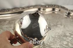 Silver Plated Ascot Community Sheffield 30 Tray Coffee Tea Sugar Gorgeous