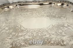 Silver Plated Ascot Community Sheffield 30 Tray Coffee Tea Sugar Gorgeous