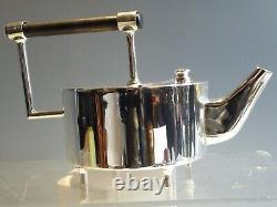 Silver Plated Christopher Dresser Styled Tea Pot