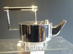 Silver Plated Christopher Dresser Styled Tea Pot