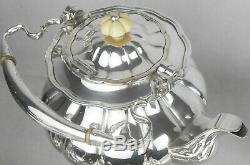 Silver Plated Large Tea Coffee Set With Spirit Kettle William IV Style