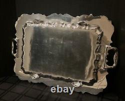 Silver Plated Lg Butlers Serving Tray W&S Blackinton Handled Tea Tray