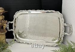 Silver Plated Tea & Coffee Service Set Vintage Sheridan Silver with Heirloom tray