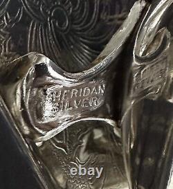 Silver Plated Tea & Coffee Service Set Vintage Sheridan Silver with Heirloom tray