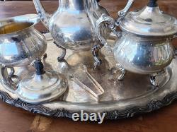 Silver Plated Tea/Coffee Set Vintage Beautifully Restored An Absolute Must Have
