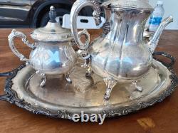 Silver Plated Tea/Coffee Set Vintage Beautifully Restored An Absolute Must Have