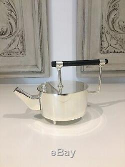Silver Plated Tea Pot In Style Of Christopher Dresser