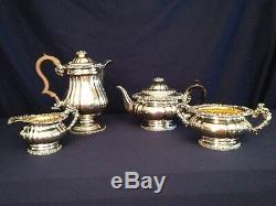 Silver Plated Tea and Coffee Set (4 Pieces)