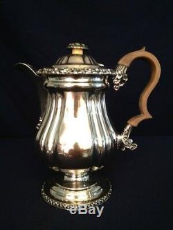 Silver Plated Tea and Coffee Set (4 Pieces)