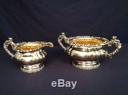 Silver Plated Tea and Coffee Set (4 Pieces)