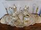 Silver Tea Set Lancaster Rose By Poole Antique! Bright And Shiny Silver Plate