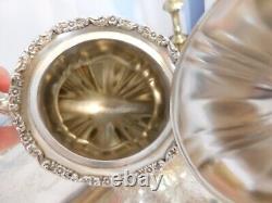 Silver Tea Set Lancaster Rose by Poole ANTIQUE! Bright and shiny silver plate