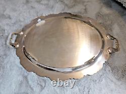 Silver Tea Set Lancaster Rose by Poole ANTIQUE! Bright and shiny silver plate