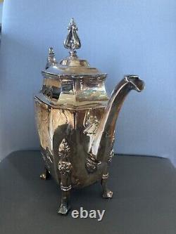 Silver plate tea pot