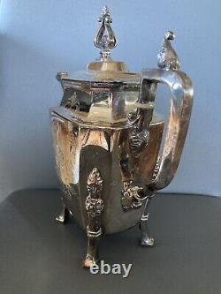 Silver plate tea pot