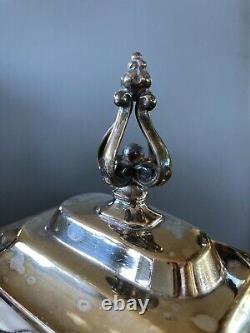 Silver plate tea pot