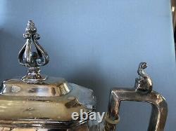 Silver plate tea pot