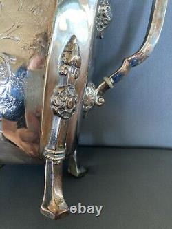 Silver plate tea pot