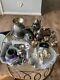 Silver Plate Vintage Antique Huge Lot Tea Pots