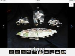 Silver tea set With Tray Looks Like A Boat Gorgeous Design Bought In