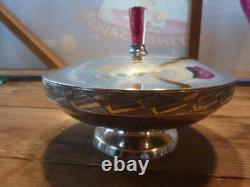 Silverplate 3 Pc. Tea Set By Albert Frederic Saunders Modernistic For Benedict