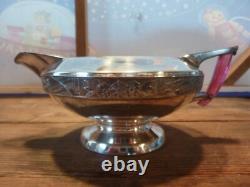 Silverplate 3 Pc. Tea Set By Albert Frederic Saunders Modernistic For Benedict