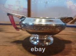 Silverplate 3 Pc. Tea Set By Albert Frederic Saunders Modernistic For Benedict