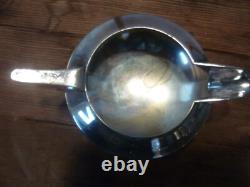 Silverplate 3 Pc. Tea Set By Albert Frederic Saunders Modernistic For Benedict