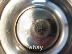 Silverplate 3 Pc. Tea Set By Albert Frederic Saunders Modernistic For Benedict