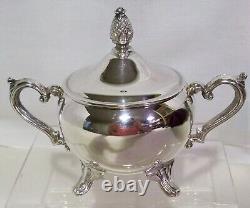 Silverplate Coffee Tea Service & Tray International Silver Vintage 6 Pieces