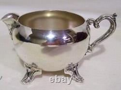 Silverplate Coffee Tea Service & Tray International Silver Vintage 6 Pieces