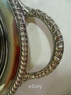 Silverplate Coffee Tea Service & Tray International Silver Vintage 6 Pieces
