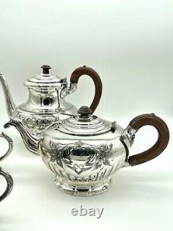 Silverplate Tea Set 4 Pcs By 1881 Rogers Canada Princess Anne EXQUISITE
