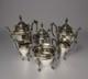 Simpson Hall Miller & Co. 6 Piece Coffee Tea Service Treble Silver-plate 1800's
