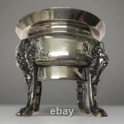 Simpson Hall Miller & Co. 6 Piece Coffee Tea Service Treble Silver-plate 1800's