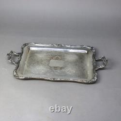 Six Piece Antique Victorian Silver Plate Tea Set C1890