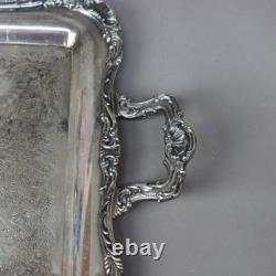 Six Piece Antique Victorian Silver Plate Tea Set C1890