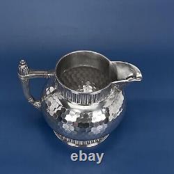 Southington Co. Cuadruple Plate 3-Piece Hammered Tea Set