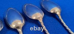 Sterling Silver Tea Spoon Set & Sterling Silver Small Tray Plate Set 307.3 grams