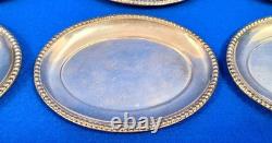 Sterling Silver Tea Spoon Set & Sterling Silver Small Tray Plate Set 307.3 grams