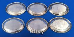 Sterling Silver Tea Spoon Set & Sterling Silver Small Tray Plate Set 307.3 grams