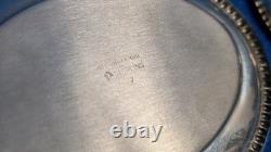 Sterling Silver Tea Spoon Set & Sterling Silver Small Tray Plate Set 307.3 grams