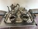 Stunning 5 Piece Victorian Chased Tea/coffee Service Complete With Tray
