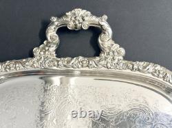 Stunning Antique 5 Victorian Style Reed & Barton Tea Set on Webster Wilcox Tray Stunning Antique 5 Victorian Style Reed & Barton Tea Set on Webster Wilcox Tray